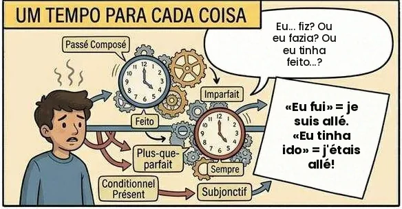 Um tempo para cada coisa: passé composé, imparfait ou plus-que-parfait?
