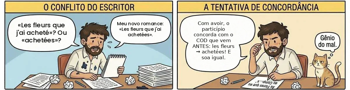 O Conflito do Escritor com o Participe Passé