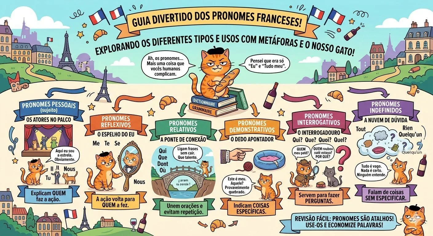 Guia Divertido dos Pronomes Franceses